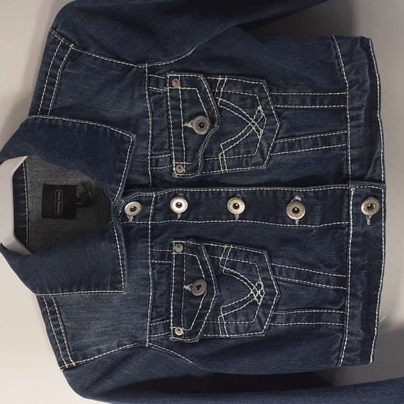 Highway Jeans Cover-Up Jean Jacket  Teen Size Medium - Picture 3 of 16